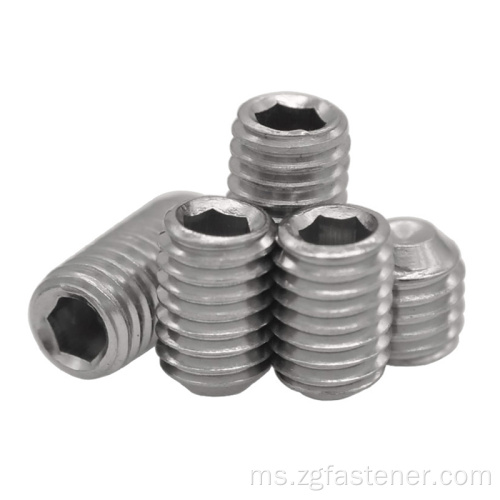 A2-70 DIN 916 Screw Cocave Point Fastener